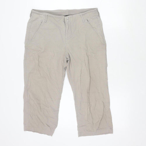 Karrimor Women's Cropped Grey Trousers - Size 14