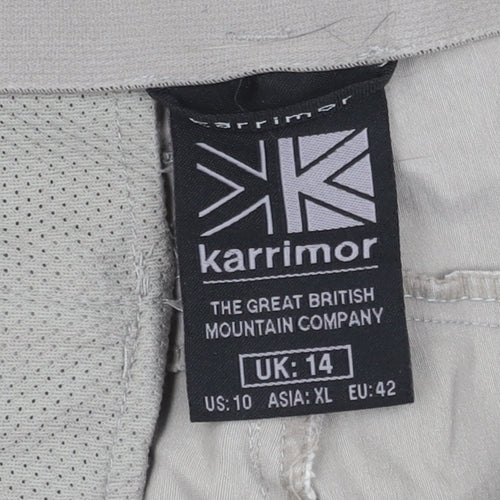 Karrimor Women's Cropped Grey Trousers - Size 14