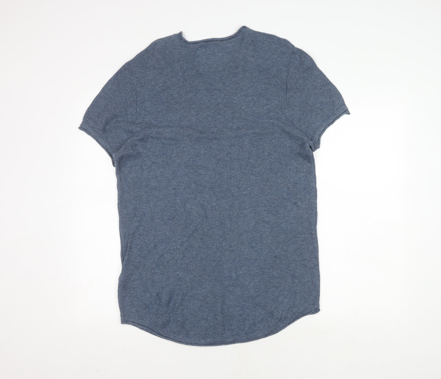 Hollister Men's Blue XL Crew Neck T-Shirt
