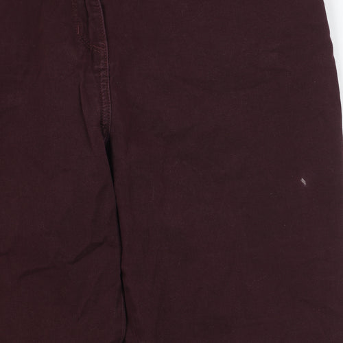 Marks and Spencer Women's Bordeaux Straight Trousers