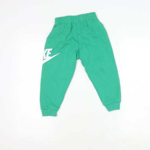 Nike Boys Green Jogger Trousers, 4-5 Years, Activewear