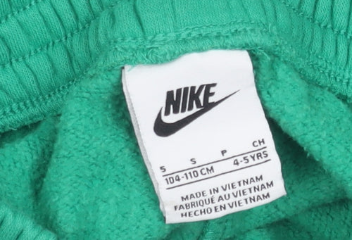 Nike Boys Green Jogger Trousers, 4-5 Years, Activewear
