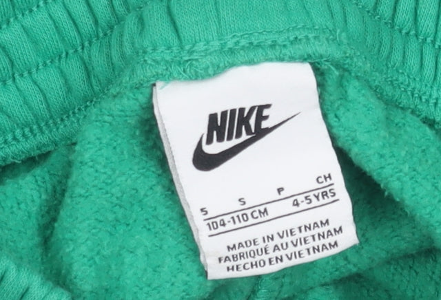 Nike Boys Green Jogger Trousers, 4-5 Years, Activewear