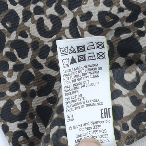 Marks and Spencer Women's Animal Print Leggings Size 10