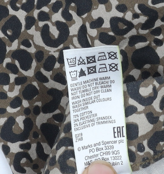 Marks and Spencer Women's Animal Print Leggings Size 10