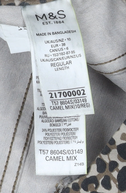 Marks and Spencer Women's Animal Print Leggings Size 10