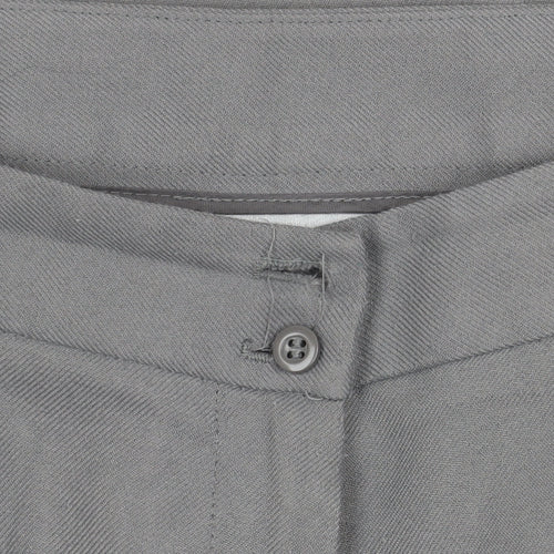 Isle Grey Women's Straight Leg Trousers Size 14