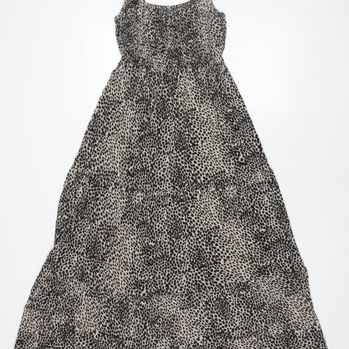 Mint Velvet Women's Black S Animal Print Dress