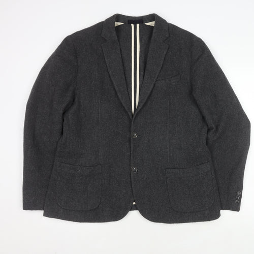 John Lewis & Co. Men's Grey Blazer XL - Classic Style