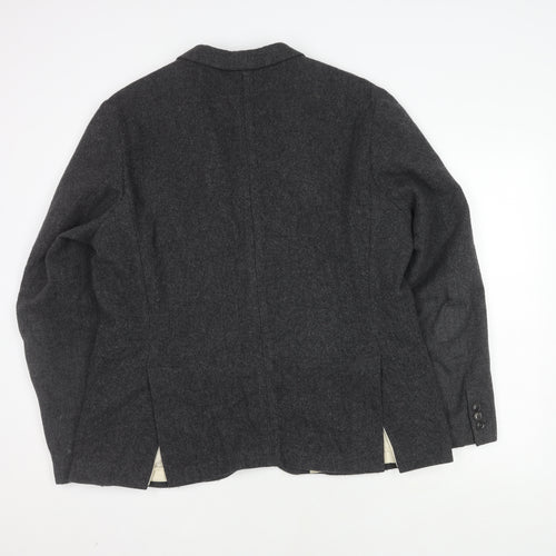 John Lewis & Co. Men's Grey Blazer XL - Classic Style