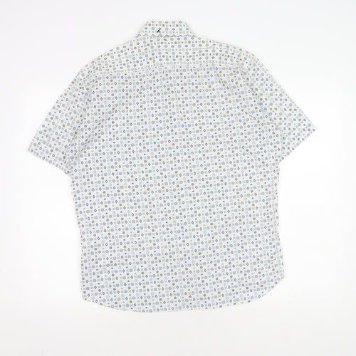 Marc O'Polo Men's M Geometric Short Sleeve Shirt