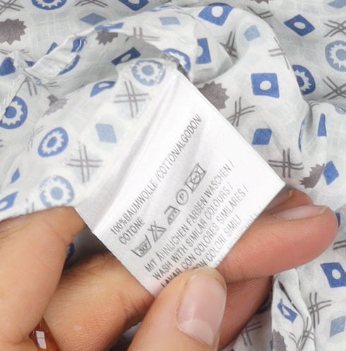 Marc O'Polo Men's M Geometric Short Sleeve Shirt