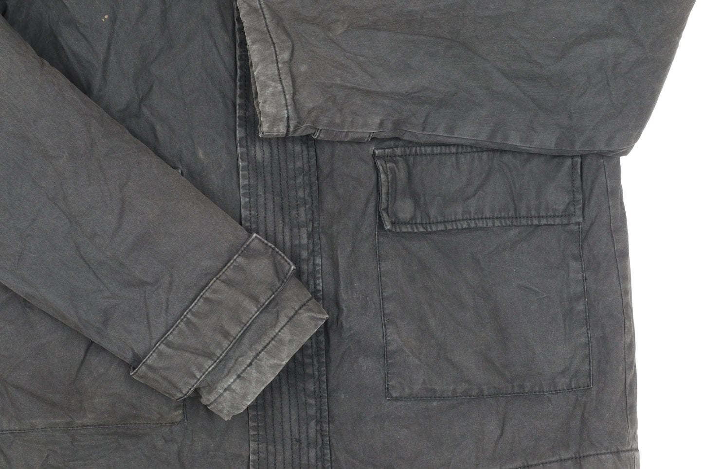 Topman Men's XS Black Hooded Jacket, Winter Casual