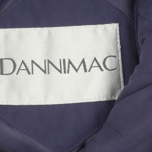 Dannimac Women's Purple Parka Jacket, Size 10, Hooded, Autumn/Winter