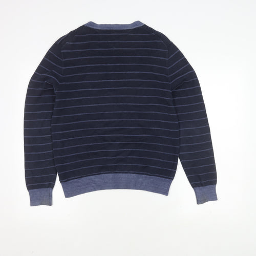 Tommy Hilfiger Men’s XS Blue Striped Pullover Jumper