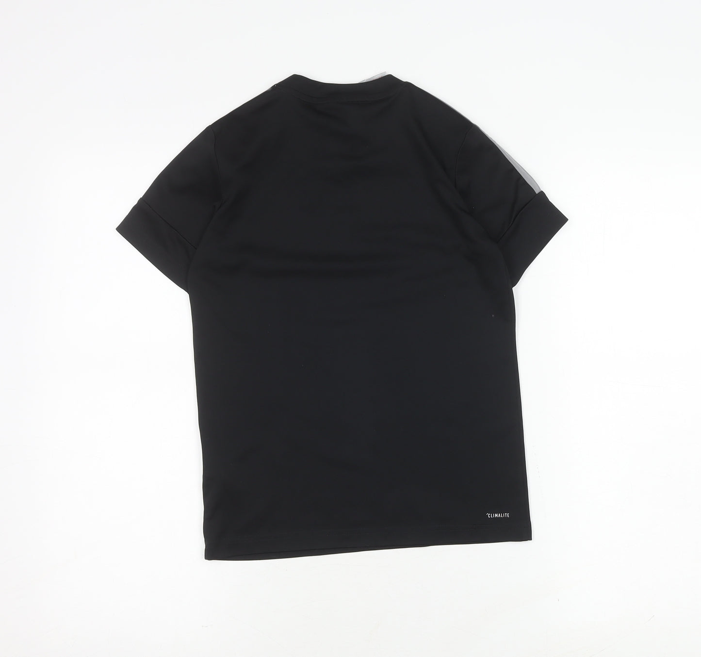 Adidas Boys Black T-Shirt 9-10 Years Gym Jersey Top