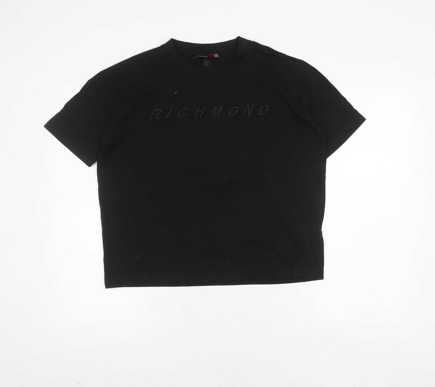 Richmond Sport Black Unisex Basic T-Shirt, M, Short Sleeve