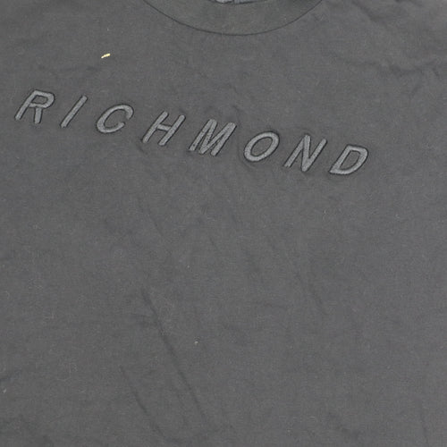 Richmond Sport Black Unisex Basic T-Shirt, M, Short Sleeve
