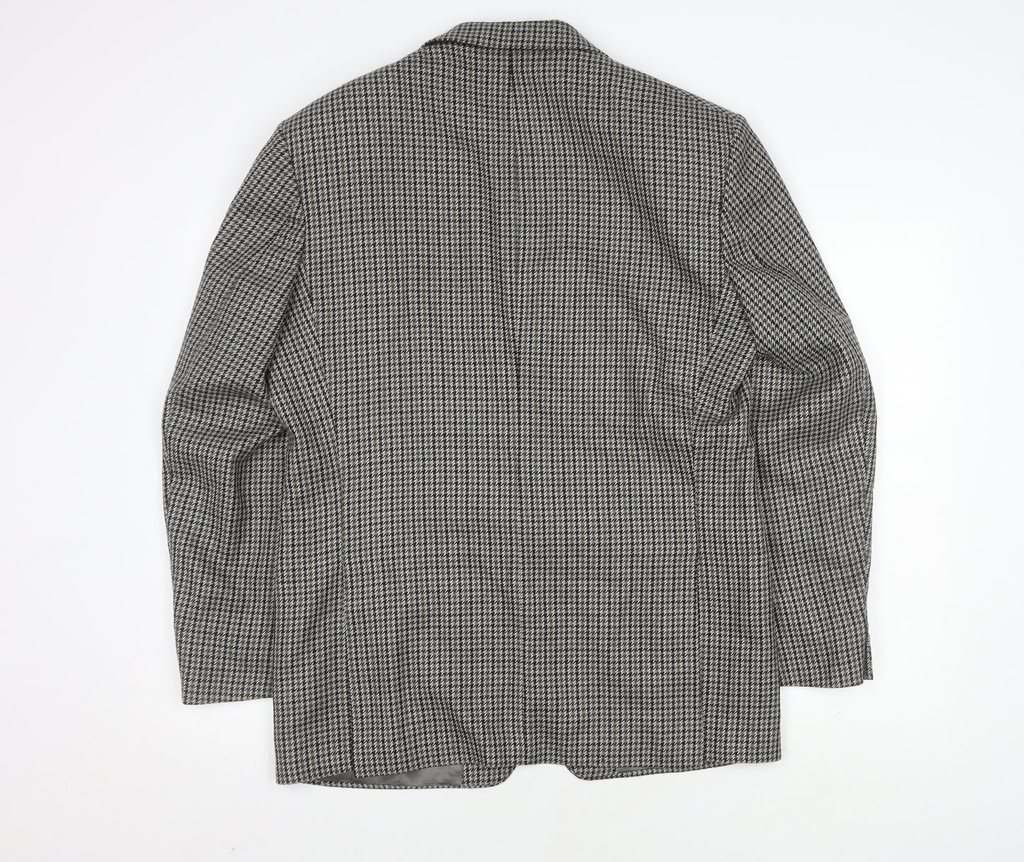 St Michael Men's Black/White Check Blazer, 40R, Formal