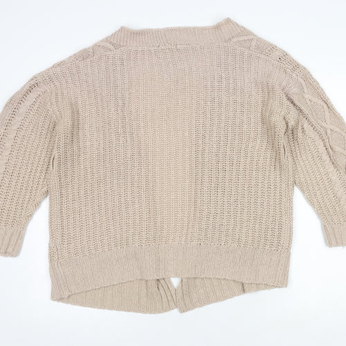 Brave Soul Women's Beige Cardigan, S