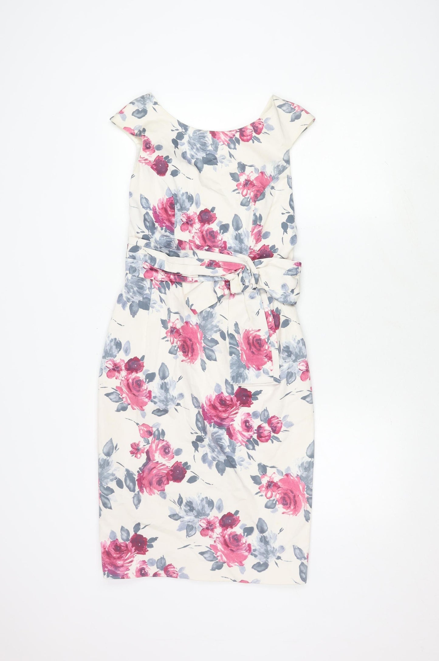 Oasis Women's Multicoloured Floral Dress Size 10