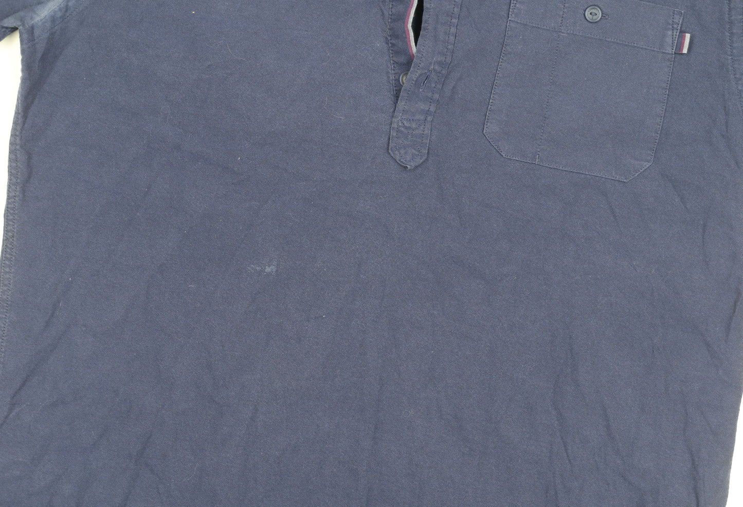 Hammond & Co. Men's M Blue Cotton Casual Shirt