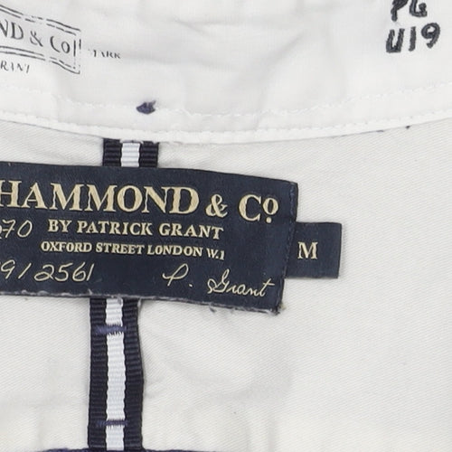 Hammond & Co. Men's M Blue Cotton Casual Shirt