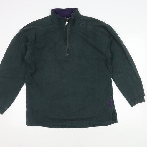 White Stuff Men's Green Pullover Sweatshirt Size M