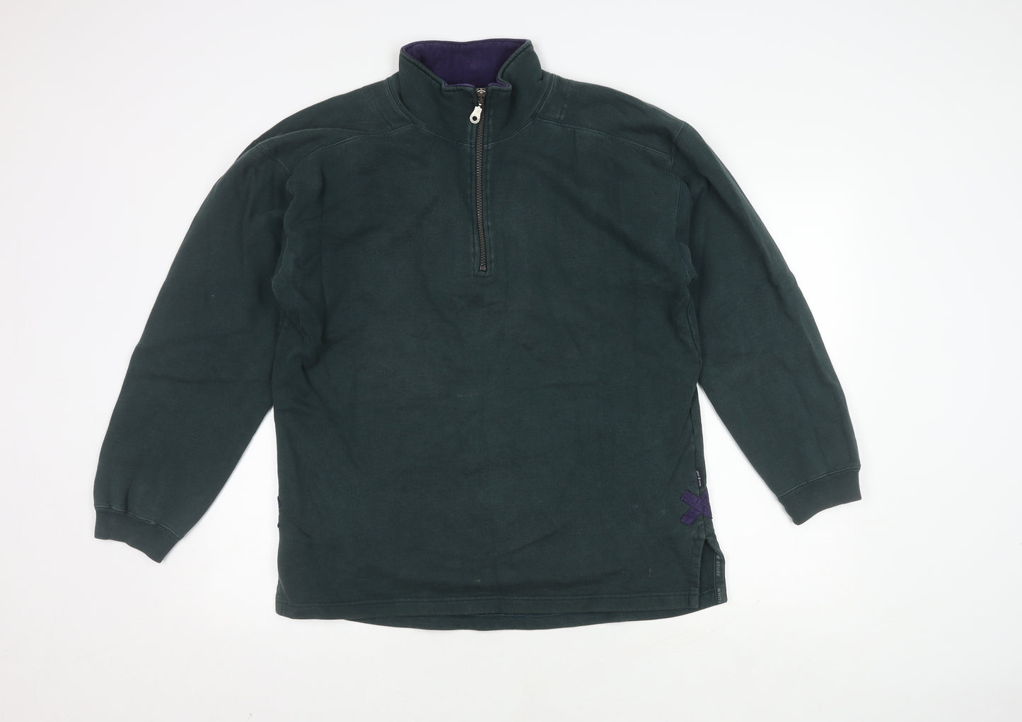 White Stuff Men's Green Pullover Sweatshirt Size M