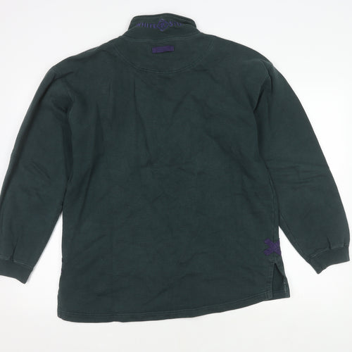 White Stuff Men's Green Pullover Sweatshirt Size M