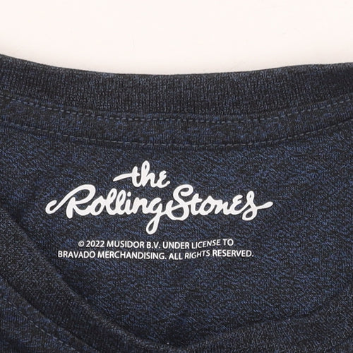 The Rolling Stones Men’s Blue Graphic T-Shirt, Size S