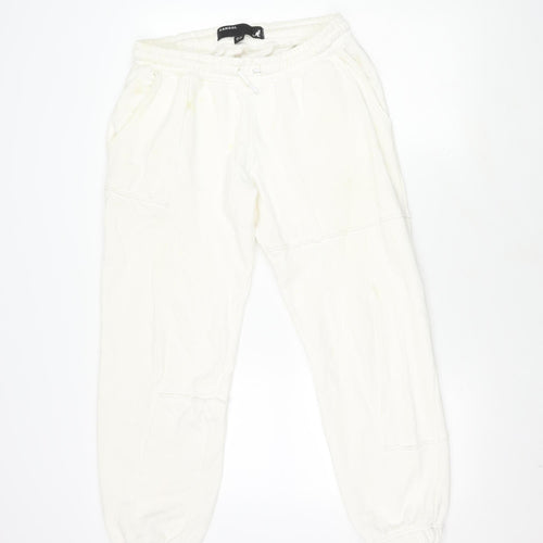 Kangol Women's White Jogger Trousers, Size 10