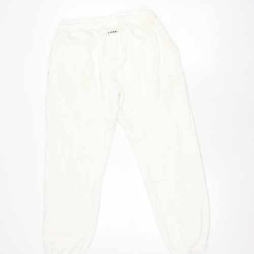 Kangol Women's White Jogger Trousers, Size 10