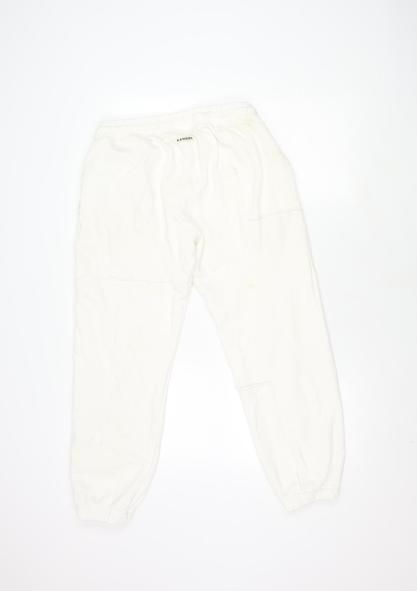 Kangol Women's White Jogger Trousers, Size 10