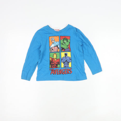 Marvel Avengers Boys Blue Long Sleeve T-Shirt 2-3 Years