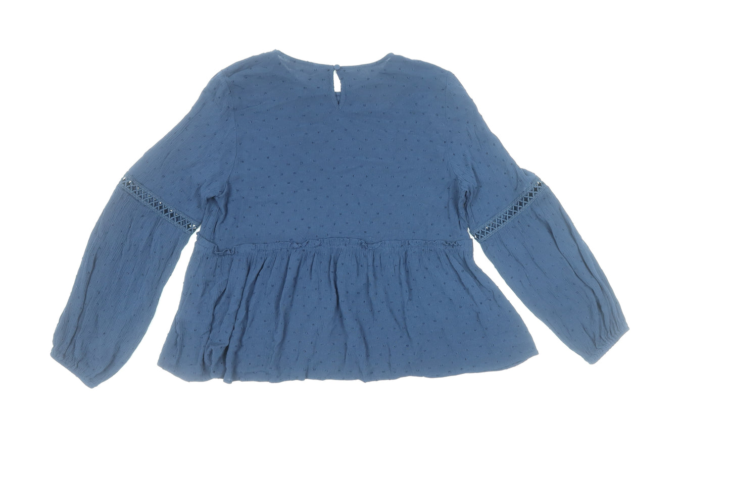 Apricot Women's Blue Long Sleeve Blouse UK 14