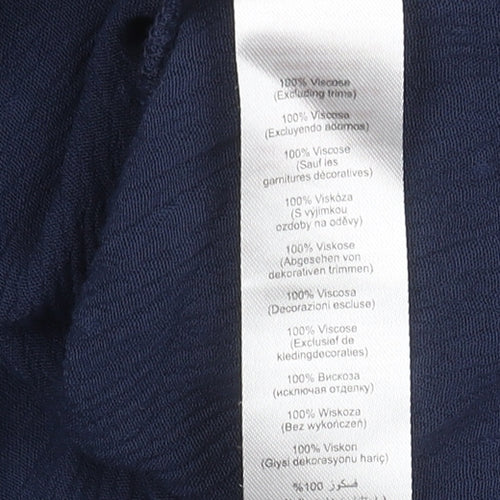 Apricot Women's Blue Long Sleeve Blouse UK 14