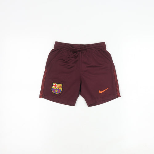 Nike Boys' Red Athletic Football Shorts XS
