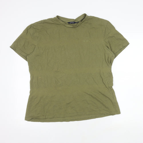 Ben Sherman Men's Green T-shirt, Size Large.