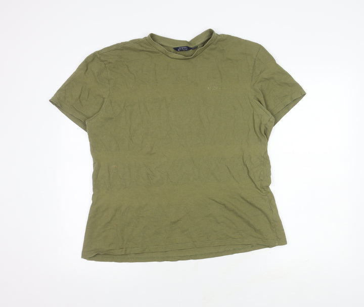 Ben Sherman Men's Green T-shirt, Size Large.