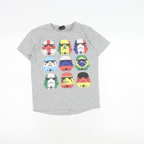 Next Boys Grey Star Wars Graphic T-Shirt 8 Years