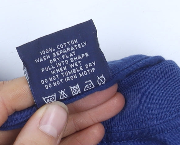 Blue Thunder Men's XL Blue Graphic T-Shirt