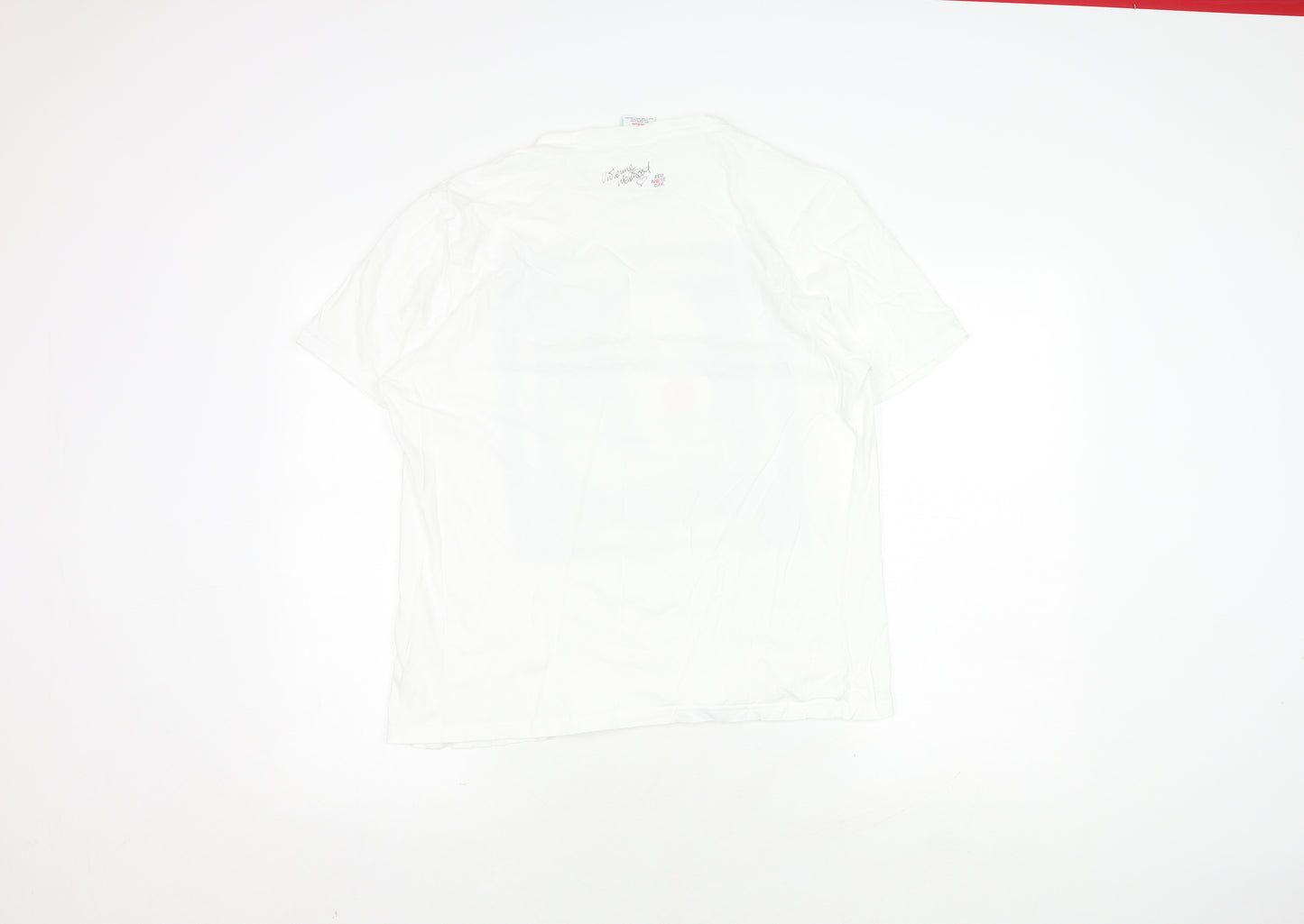 Vivienne Westwood White Graphic Print T-Shirt M