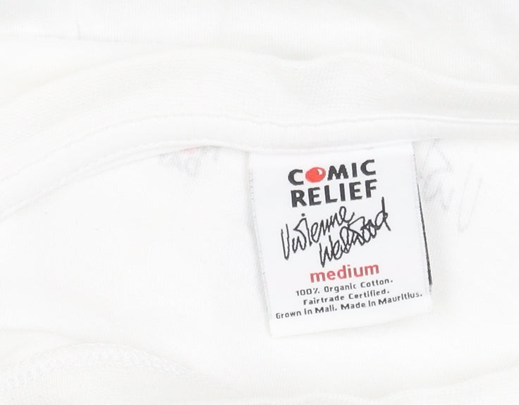 Vivienne Westwood White Graphic Print T-Shirt M