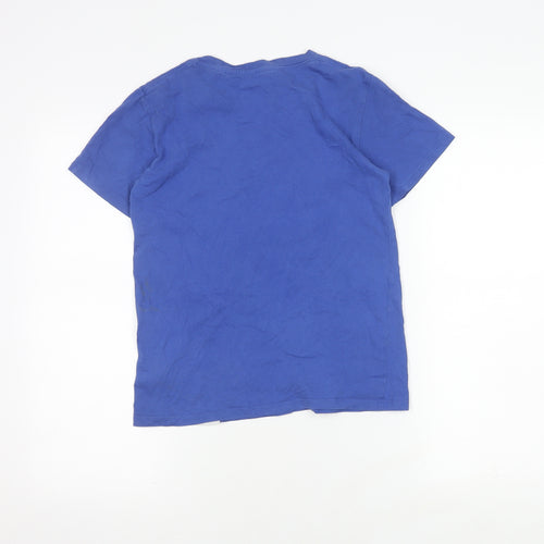 H&M Boys Blue Super Mario T-Shirt, Size 11-12 Years