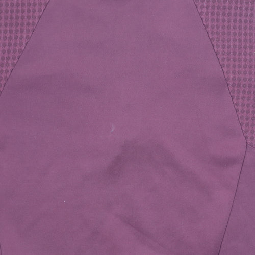 United Colors of Benetton Women's Purple Polyester Blend Pullover Jumper Size L