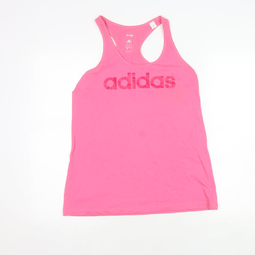 Adidas Women's Pink Tank Top - Size S