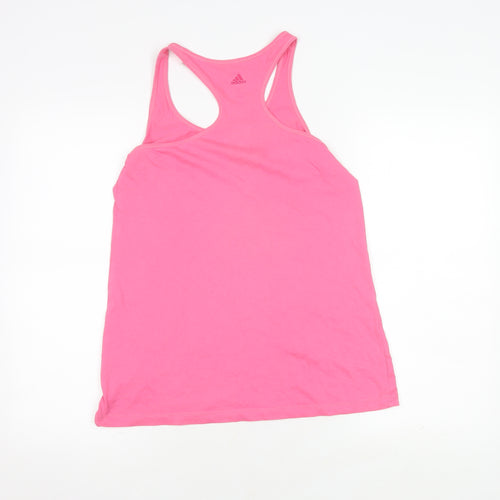 Adidas Women's Pink Tank Top - Size S