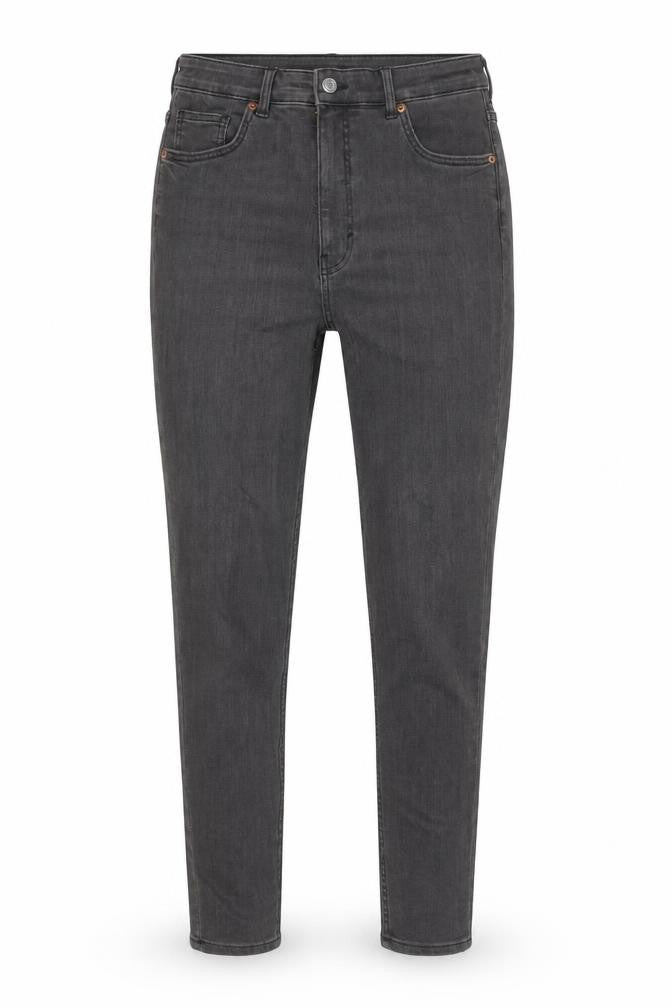 Front view of Monki Women's Black Skinny Jeans, size 4, - Slim Fit