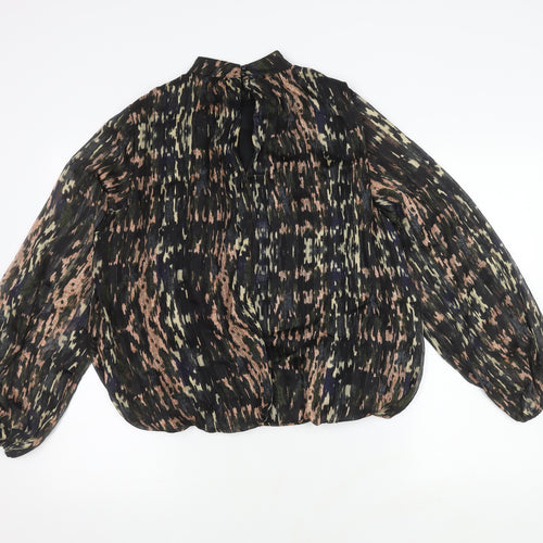 Blue Vanilla Women's Multicoloured Blouse, Size M